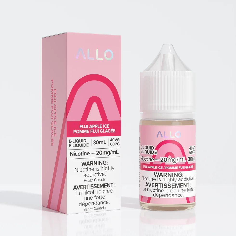 Allo E-Liquid Salts - Fuji Apple Ice 20mg 30ml
