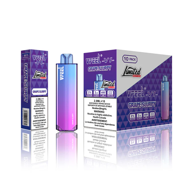 VFEEL V1 (Intense) BOLD 6000 Puffs – Grape Slurpy VFEEL V1 (Intense) BOLD 6000 Puffs – Grape Slurpy