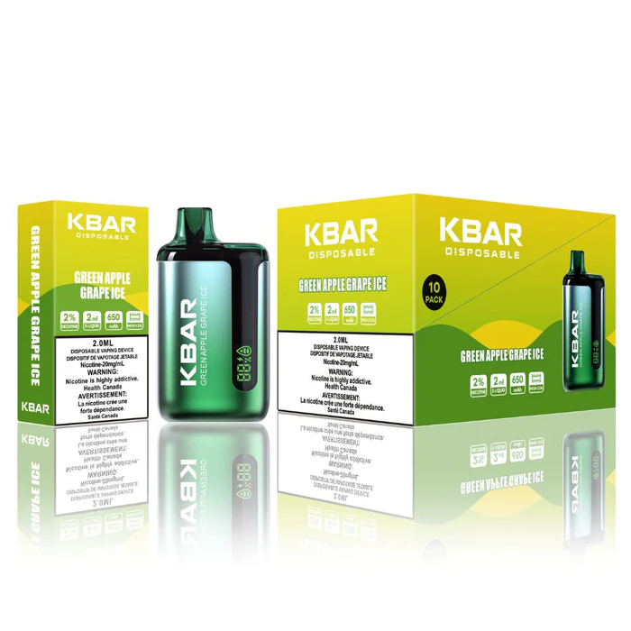 VFEEL KBAR (Intense) BOLD 7500 Puffs – Green Apple Grape Ice VFEEL KBAR (Intense) BOLD 7500 Puffs – Green Apple Grape Ice