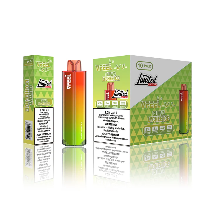 VFEEL V1 (Intense) BOLD 6000 Puffs – Guava Lychee Ice VFEEL V1 (Intense) BOLD 6000 Puffs – Guava Lychee Ice