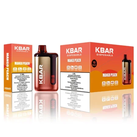 VFEEL KBAR (Intense) BOLD 7500 Puffs – Mango Peach