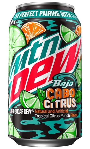 Mountain Dew Zero Sugar - Citrus (355ml) Mountain Dew Zero Sugar - Citrus (355ml)