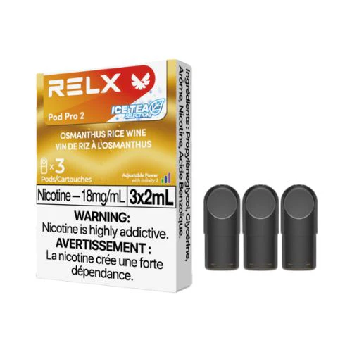 RELX Pod Pro 2 – Osmanthus Rice Wine ( 3/PK) RELX Pod Pro 2 – Osmanthus Rice Wine ( 3/PK)