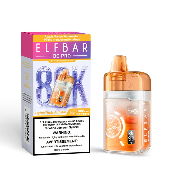 ELFBAR BC Pro 80K - Peach Mango Watermelon ELFBAR BC Pro 80K - Peach Mango Watermelon
