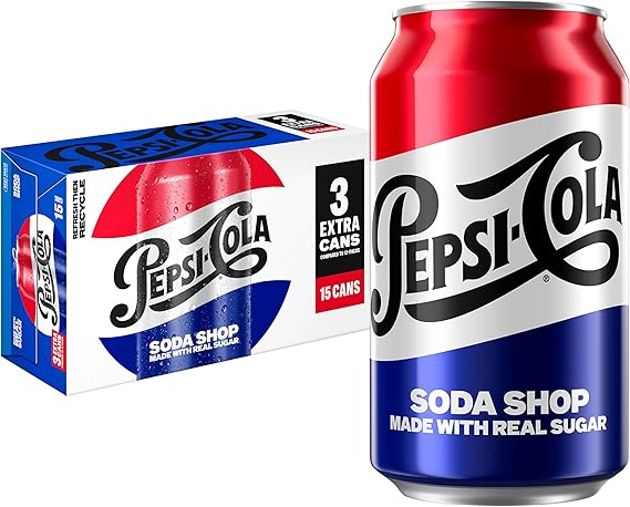 Pepsi - Soda Shop Edition (Real Sugar) (355ml)