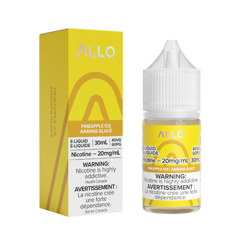 Allo E-Liquid Salts - Pineapple Ice 20mg 30ml