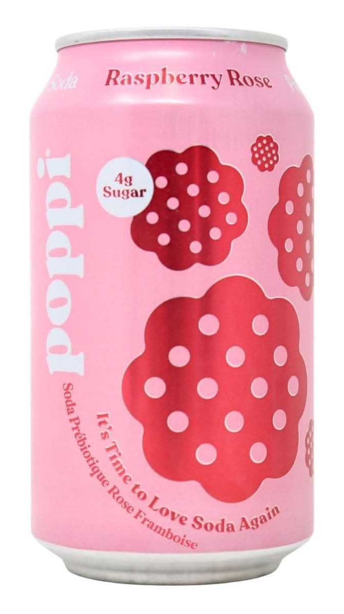 Poppi- Raspberry Rose (355ml)