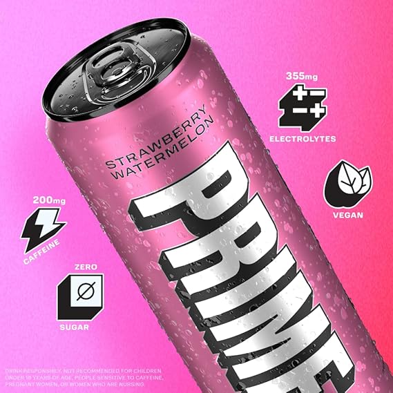 Prime Energy Drink - Strawberry-Watermelon (355 ml)