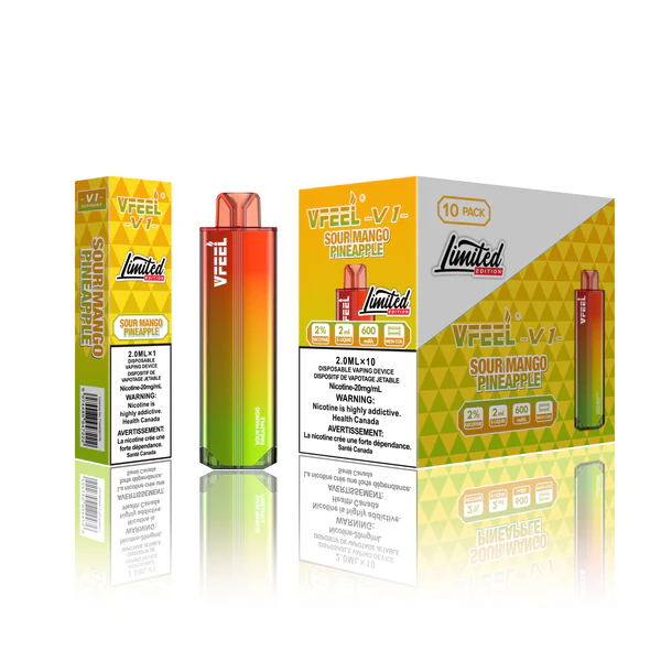 VFEEL V1 (Intense) BOLD 6000 Puffs – Sour Mango Pineapple