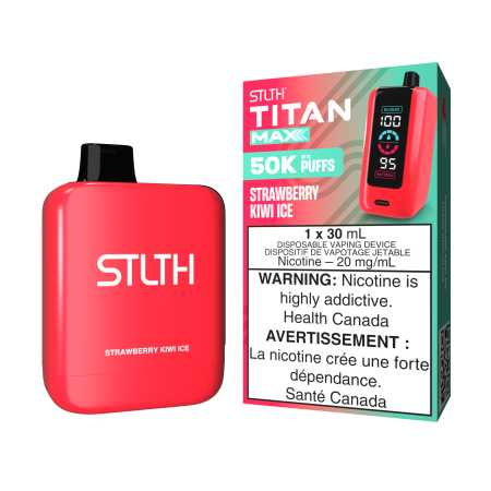 STLTH Titan Max 50K – Strawberry Kiwi Ice
