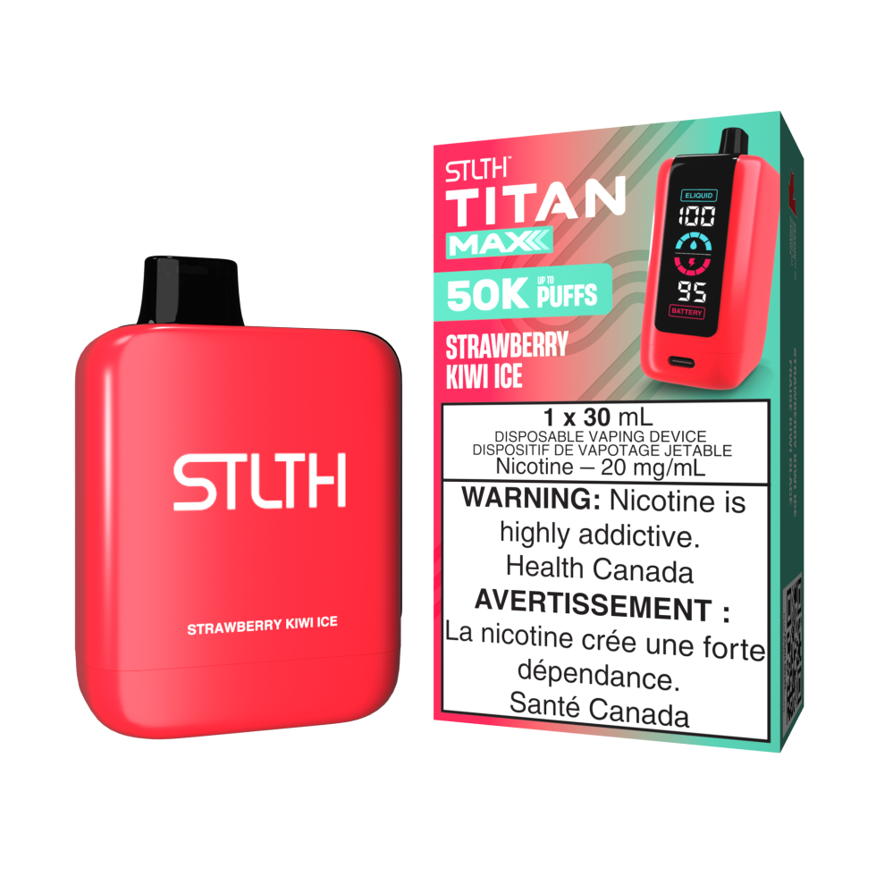 STLTH Titan Max 50K – Strawberry Kiwi Ice STLTH Titan Max 50K – Strawberry Kiwi Ice