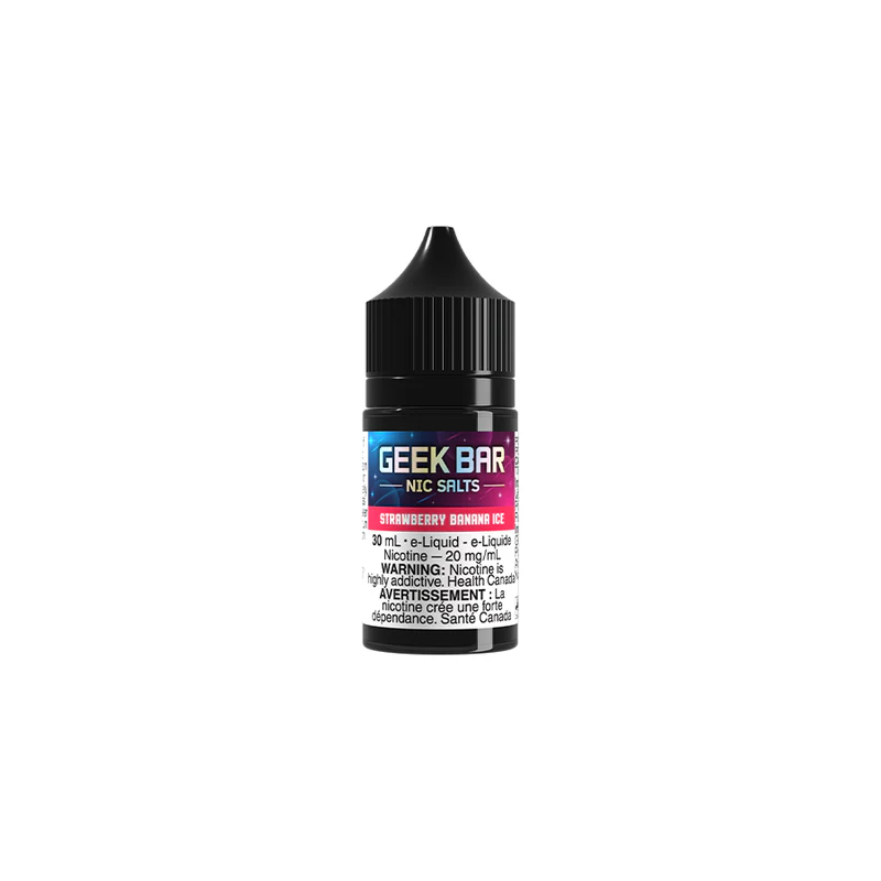 Geek Bar Nic Salts E-Liquid - Strawberry Banana Ice 20mg / 30mL