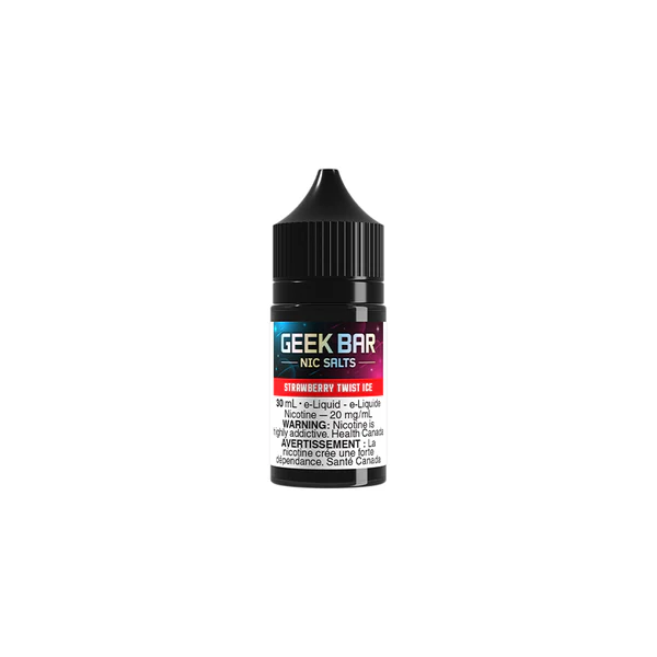 Geek Bar Nic Salts E-Liquid - Strawberry Twist Ice 20mg / 30mL