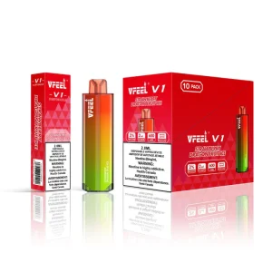 VFEEL V1 (Intense) BOLD 6000 Puffs – Strawberry Dragonfruit Ice