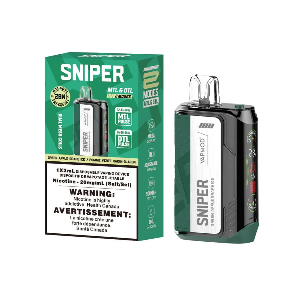 Sniper 20K - Green Apple Grape Ice Sniper 20K - Green Apple Grape Ice