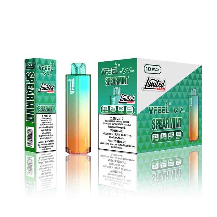 VFEEL V1 (Intense) BOLD 6000 Puffs – Spearmint VFEEL V1 (Intense) BOLD 6000 Puffs – Spearmint
