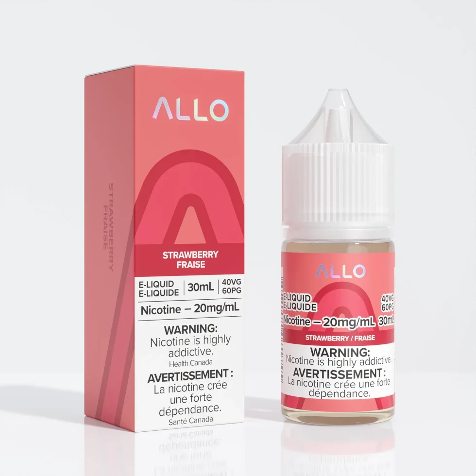 Allo E-Liquid Salts - Strawberry 20mg 30ml