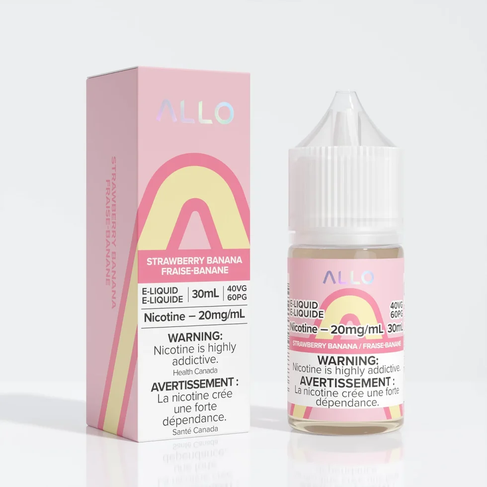 Allo E-Liquid Salts - Strawberry Banana 20mg 30ml