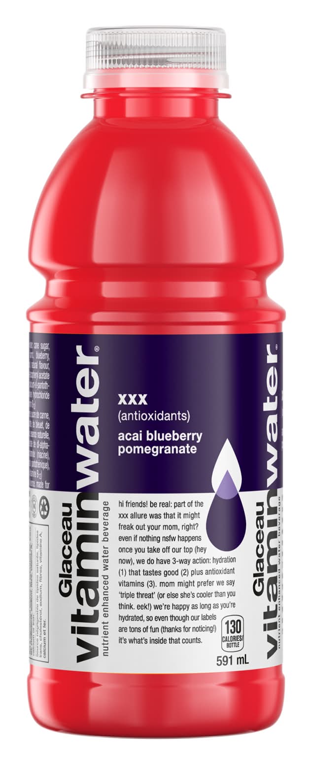 Vitamin Water Nutrient Enhanced Water - Acai Blueberry Pomegranate (591 ml)