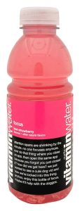 Vitamin Water Nutrient Enhanced Water - Kiwi Strawberry (591 ml)
