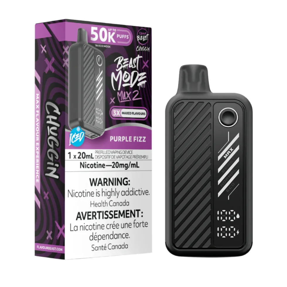 Flavour Beast Mode Max 2 - Purple Fizz Iced Flavour Beast Mode Max 2 - Purple Fizz Iced