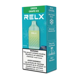 RELX Crystal 15000 Puffs - Green Grape Ice