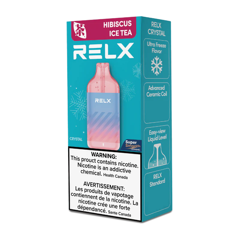 RELX Crystal 15000 Puffs - Hibiscus Ice Tea RELX Crystal 15000 Puffs - Hibiscus Ice Tea