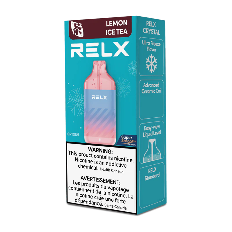 RELX Crystal 15000 Puffs - Lemon Ice Tea RELX Crystal 15000 Puffs - Lemon Ice Tea