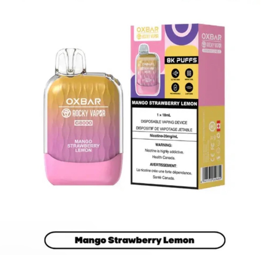OXBAR G8000 - Mango Strawberry Lemon OXBAR G8000 - Mango Strawberry Lemon