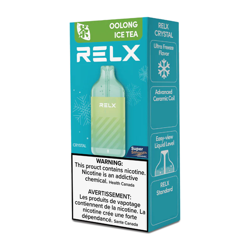 RELX Crystal 15000 Puffs - Oolong Ice Tea RELX Crystal 15000 Puffs - Oolong Ice Tea