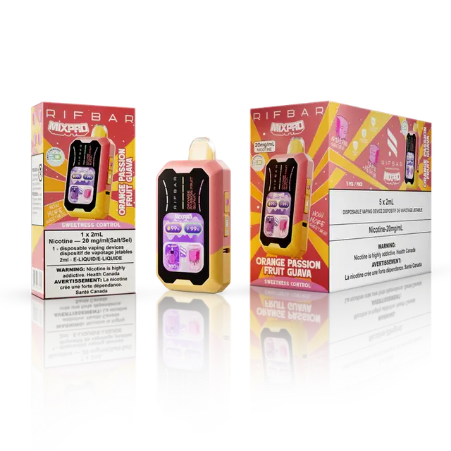 Rifbar MIXPRO 40K – Orange Passion Fruit Guava Rifbar MIXPRO 40K – Orange Passion Fruit Guava