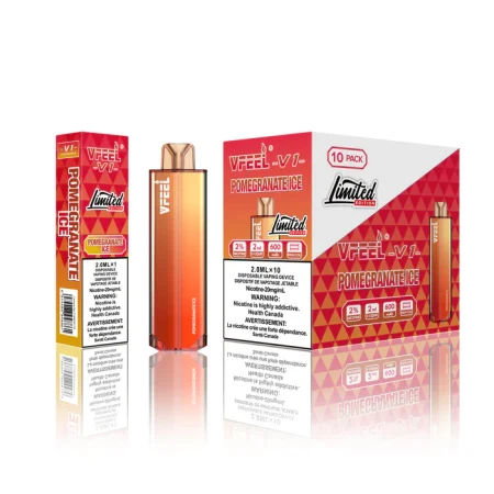 VFEEL V1 (Intense) BOLD 6000 Puffs – Pomegranate Ice