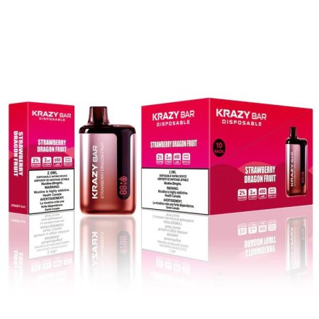 VFEEL KBAR (Intense) BOLD 7500 Puffs – Strawberry Dragonfruit Ice