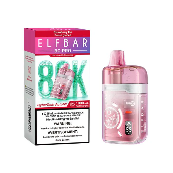 ELFBAR BC Pro 80K - Strawberry Ice ELFBAR BC Pro 80K - Strawberry Ice
