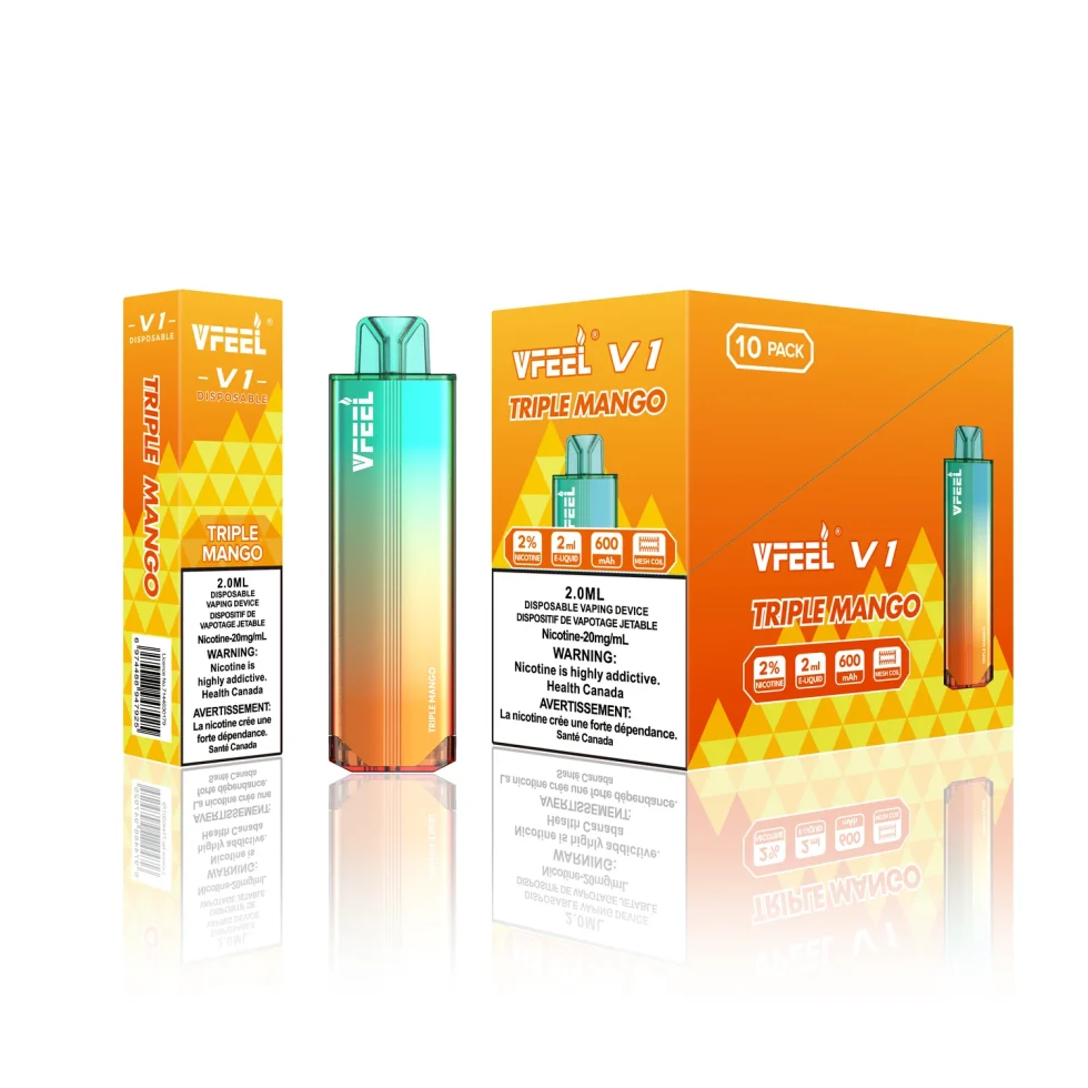VFEEL V1 (Intense) BOLD 6000 Puffs – Triple Mango VFEEL V1 (Intense) BOLD 6000 Puffs – Triple Mango