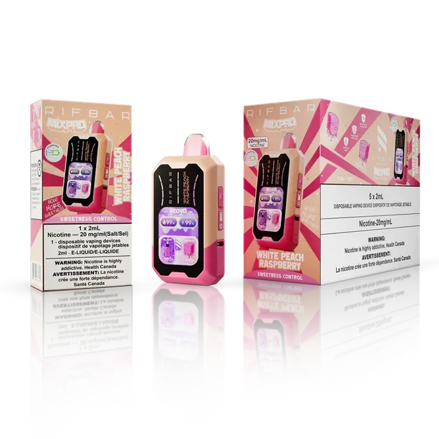 Rifbar MIXPRO 40K – White Peach Raspberry Rifbar MIXPRO 40K – White Peach Raspberry