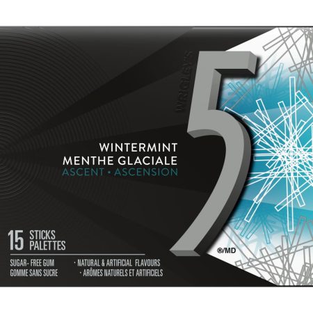5 Gum - Wintermint (37.5 g, 15 ct)