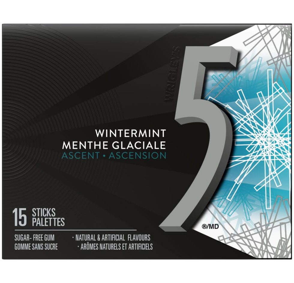 5 Gum - Wintermint (37.5 g, 15 ct)