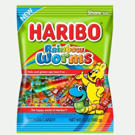 Haribo - Rainbow Worms (142g)