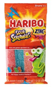 Haribo - Sour Streamers (102g) Haribo - Sour Streamers (102g)