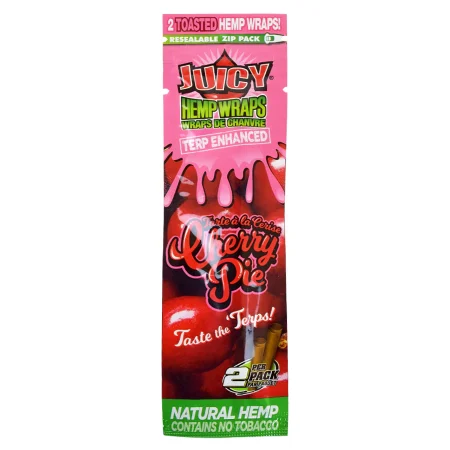 Juicy Wraps - Cherry Pie Hemp Wraps