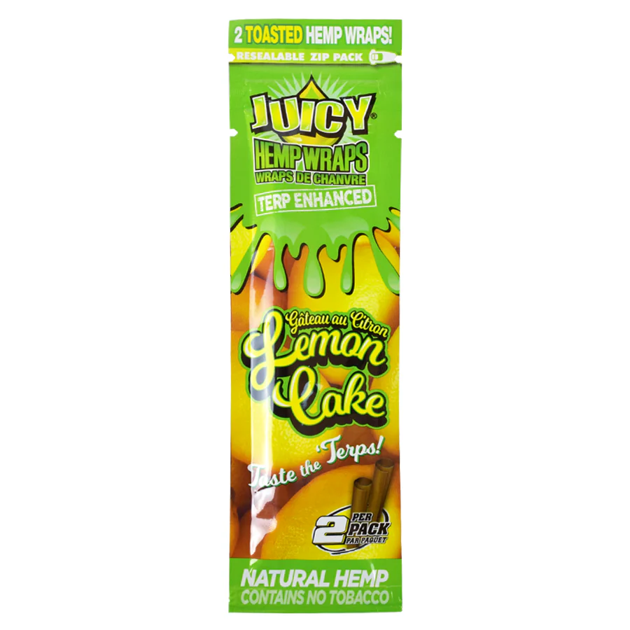 Juicy Wraps - Lemon Cake Hemp Wraps Juicy Wraps - Lemon Cake Hemp Wraps