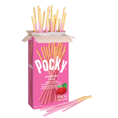 Pocky - Strawberry Biscuits (33g)