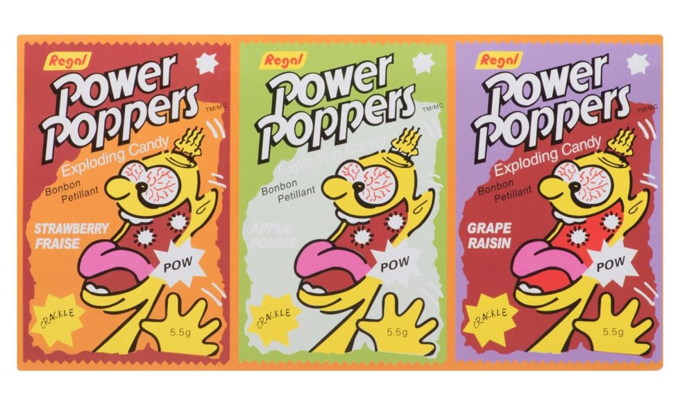 Regal Power Poppers Exploding Candy - Strawberry, Grape, OR Green Apple (3 x 5.5g) Regal Power Poppers Exploding Candy - Strawberry, Grape, OR Green Apple (3 x 5.5g)