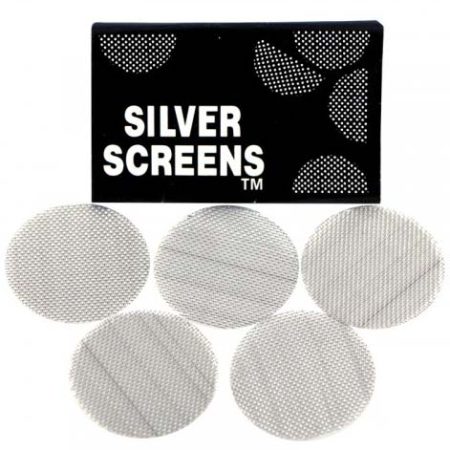 Silver Pipe Screens (5-Pack)