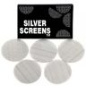 Silver Pipe Screens (5-Pack)