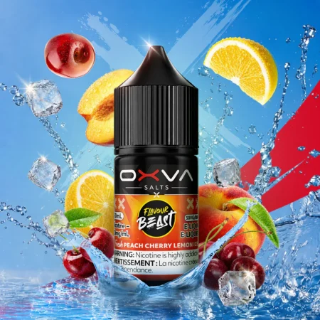 Flavour Beast x OXVA - Fresh Peach Cherry Lemon Ice 20mg 30mL