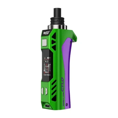 Yocan Cylo Wax Vaporizer - Green & Purple