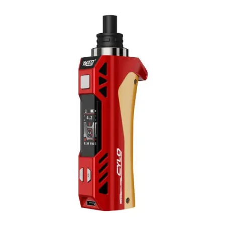 Yocan Cylo Wax Vaporizer - Red & Gold