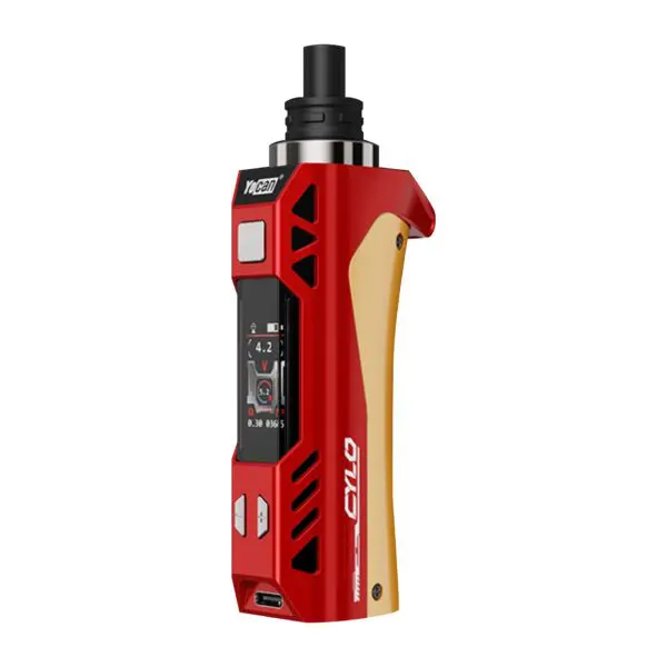 Yocan Cylo Wax Vaporizer - Red & Gold Yocan Cylo Wax Vaporizer - Red & Gold